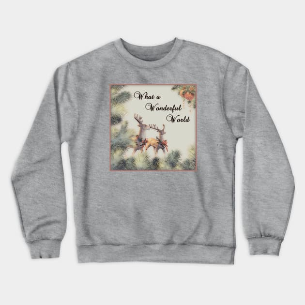 What a Wonderful World Crewneck Sweatshirt by MaryLinH